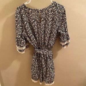 Romper with lace